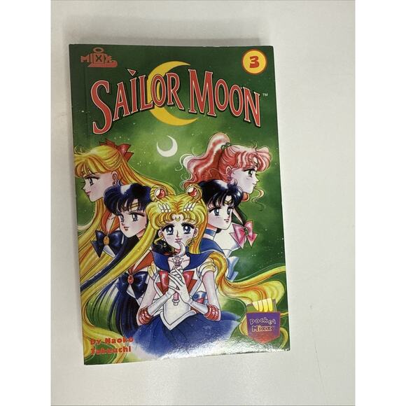 Sailor Moon Vol. 3 by Naoko Takeuchi- OOP English Manga Pocket Edition Mixx 1999 - Picture 1 of 10